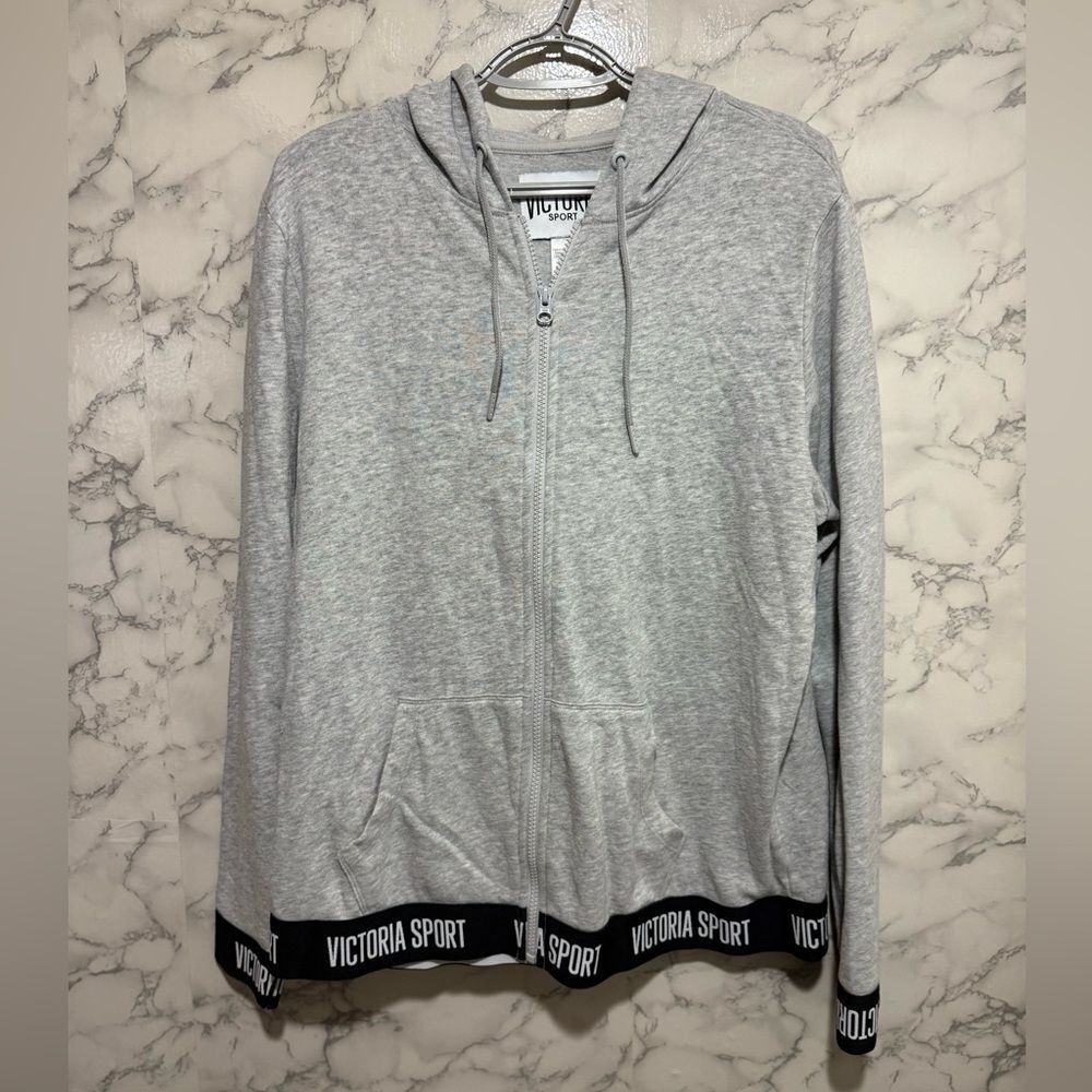 NEW Victoria Secret Sport Gray Utility Jacket for Women Size L